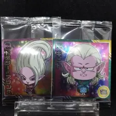 ドラゴンボール超戦士シールウエハース超 ドクターアリンス ＆キビト　２枚セット