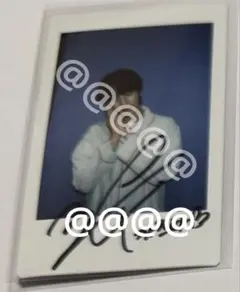 n.SSign カズタ ポラロイド サイン入り n.SSign カズタ サイン入りポラロイド EVERBLUE MV衣装 2025年