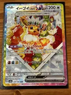 イーブイex SAR SV8a テラスタルフェスex 224/187 超美品