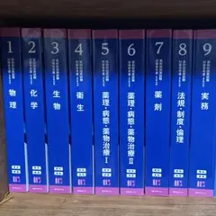 薬ゼミ青本①〜⑨ 断裁済み+おまけ2冊セット メルカリ