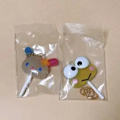 サンリオ　カラフルキャンディーチャーム　ウサハナ　ケロッピ