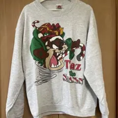 Looney Tunes Taz the Season スウェット L