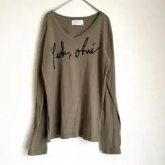 アズールバイマウジー　カットソー　moussyロンT プリントTシャツ　ロゴT