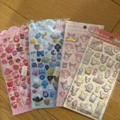 キャラクターシール 4シートセット