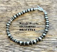 ナバホパール シルバー925 ブレスレット Navajo Pearls no1 - メルカリ