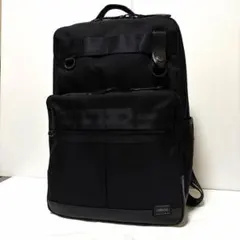 極美品✨ポーター ヒート リュック 大容量 A4可 マグライト黒 吉田カバン