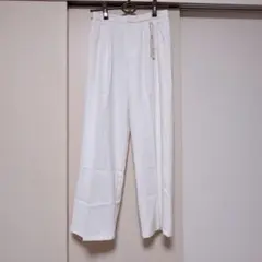 グレイル　センタープレスストレートパンツ ai06 オフホワイト