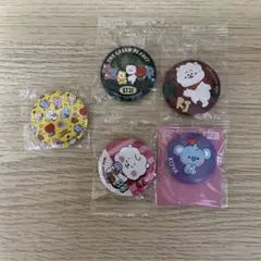 BT21 缶バッジ 5点セットのサムネイル