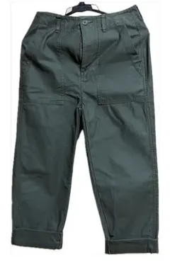 GU ワークパンツ オリーブグリーン カーゴパンツ