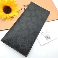 COACH 長財布 新品 ブラック お札入れ 小銭入れ 新作 在庫わずか 