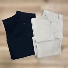 GAP ブラック ベージュ チノパン
