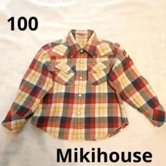 Mikihouse ミキハウス チェックシャツ 100