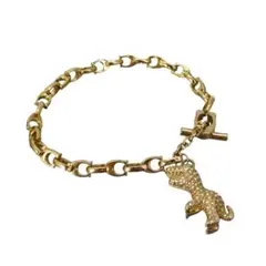 本物 良品 ■ コーチ ■ ブレスレット パヴェ レキシー シグネチャー 恐竜