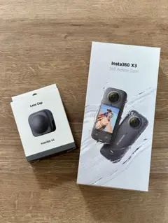 Insta360 X3 360度アクションカメラ 本体 レンズキャップ付