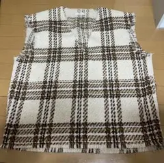 MURUA チェック柄 ニットベスト