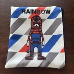 スパイダーマン風キャンバスポーチ