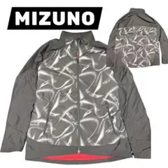 MIZUNO ブレスサーモ　ランニング　トレーニング　ウインドブレーカー　黒