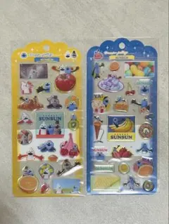 【正規品】 パペットスンスンシール 2枚セット　ドロップジュエリーシール