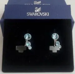 SWAROVSKI スワロフスキー イヤリング ブルー クリスタルのサムネイル