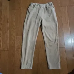 無印良品　コーデュロイベージュ130サイズ ベージュ ロングパンツ