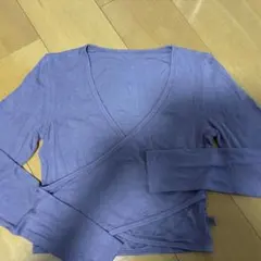ルルレモン　パープルラップスタイル長袖ヨガウェアのサムネイル