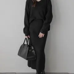 ！最終値下げ！リブニットセットアップ