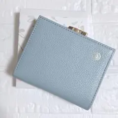 皇居限定 菊葉文化協会 がま口財布 ブルー