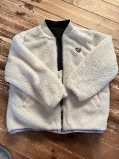 フリースカラーブロックジャケット