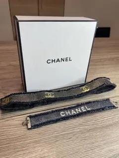 正規品☆CHANEL（シャネル）デニム ブレスレット ヘアバンドのサムネイル