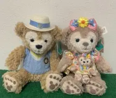 ２０１３年　スプリングヴォヤッジ　ダッフィー　シェリーメイ　タグ付きぬいぐるみ