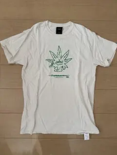 HUF Tシャツ Mサイズ グリーン葉デザイン
