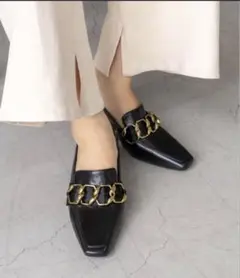 ZARA 刺繍＆レースキトンヒールシューズ ミュール パンプス - メルカリ