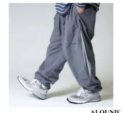 【ALOUND 】VENTILATION NYLON PANTS グレー S