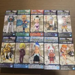 ワンピース ワールドコレクタブルフィギュア 10種セットのサムネイル