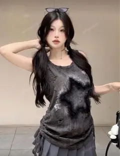 SHEIN レディース タンクトップ ノースリーブ