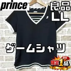 【早い者勝ち✨】プリンス レディース 半袖 ゲームシャツ LL ブラック 黒