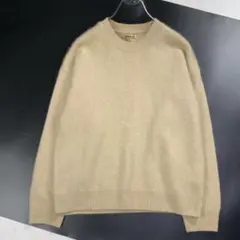 希少✨ AURALEE ベビーカシミヤ100% ニット ベージュ 0 日本製