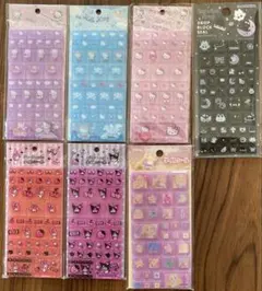 ディズニーラプンツェル•サンリオタイルシールなど7枚セット　国内正規品！