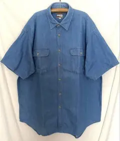 90s 半袖ダンガリーワークシャツ ビンテージ ユニセックス レアのサムネイル
