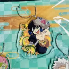 鬼滅の刃　全集中展　ご当地イラストアクリルチャームセット　沖縄　嘴平伊之助