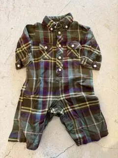 Ralph Lauren チェック柄ロンパース 3M
