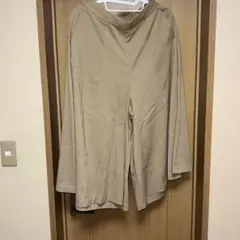 コーエン　coen ベージュ ワイドパンツ