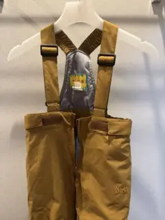 nima サスペンダー付きスキーウェア ブラウン