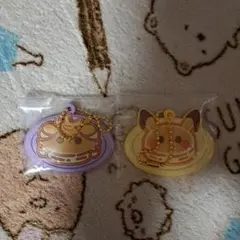 ポケピース1番くじパンケーキラバーチャームピカチュウ、ニャスパー2個セット