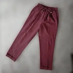 Avail センタープレス スラックス ピンク