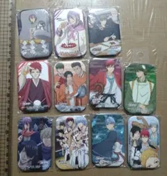 黒子のバスケ スクエア缶バッジ 11個セット