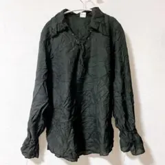 古着⭐︎一点物！SPIRIT ブラック シャツ 【M】
