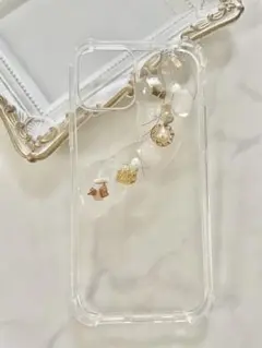 韓国風♪ ハンドメイドiPhoneケース　ニュアンスケース