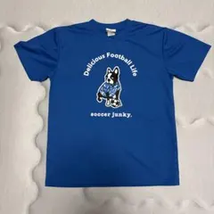サッカージャンキートレーニングシャツ　ブルーMのサムネイル