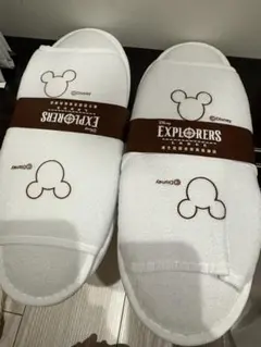 香港ディズニーランド　エクスプローラーズロッジ　室内スリッパ